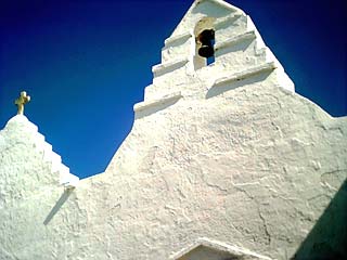 Chapelle dans le centre de Mykonos