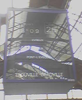 Affichage pour Deauville