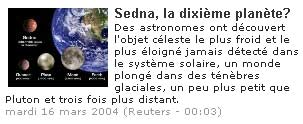 Découverte d'une dixième planète&nbsp;?