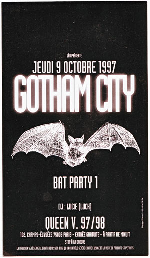 Gotham City Party au Queen - 1997