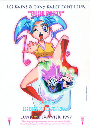 Soirée Manga aux Bains en 1997