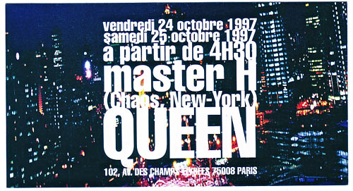 Master H au Queen - 1997