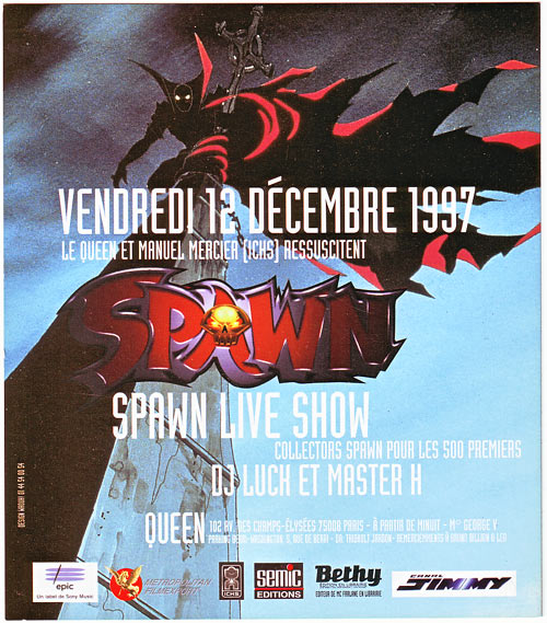 Soirée Spawn au Queen - 1997