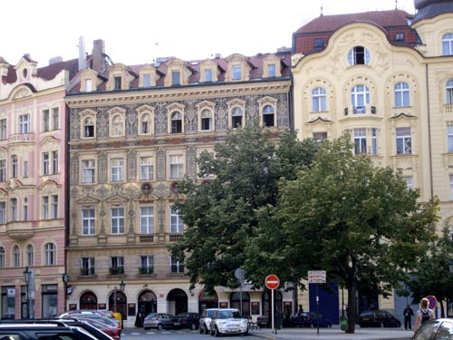 Immeubles dans le centre de Prague