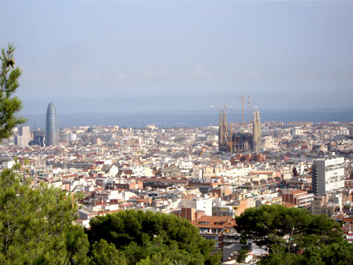 Vue du Parc Güell
