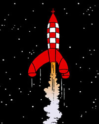 La fusée de Tintin