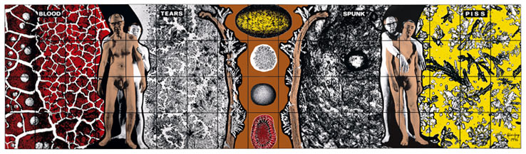 Gilbert & George - Blood Tears Spunk Piss