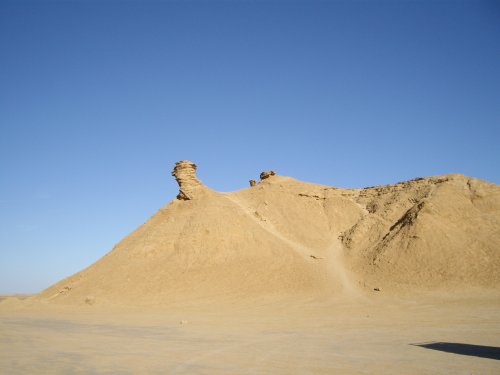 Désert tunisien - le cou du chameau