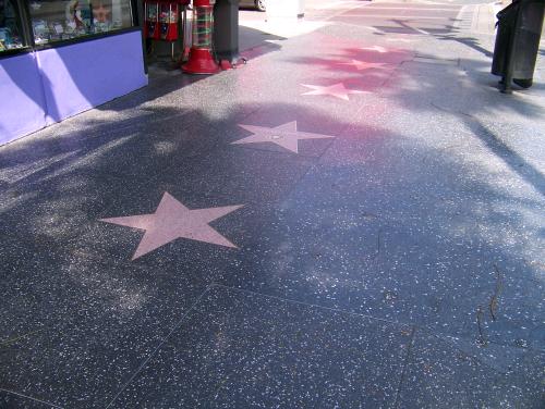 Walk of fame - Hollywood Boulevard