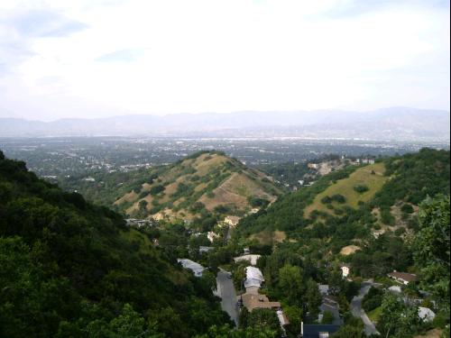 Vue de Mulholland Drive
