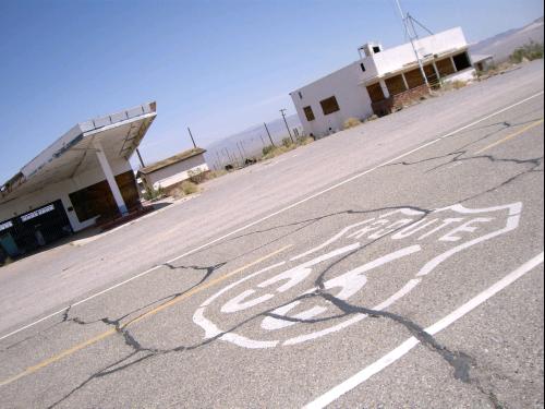 La route 66 à Ludlow