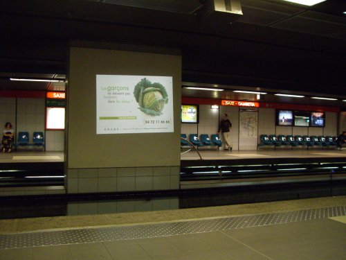 Du métro Saxe-Gambetta à Lyon