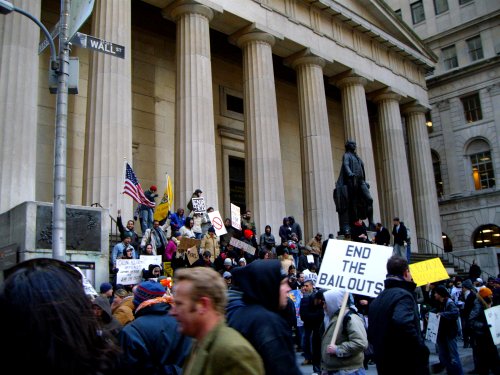 Manifestation à Wall Street Manifestation à Wall Street