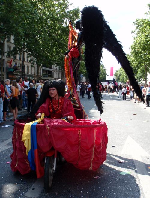 Sur sa bécane magique - Gay Pride 2009