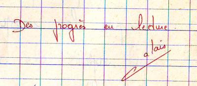 Signature Madame Calais - CP