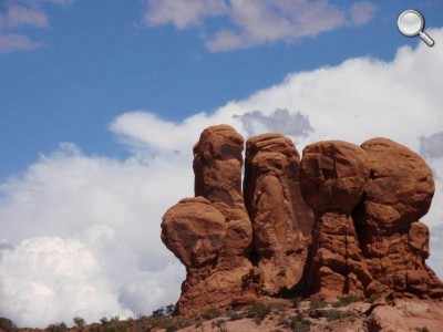 Arches National Park - Les petits bonhommes à la Miyazaki