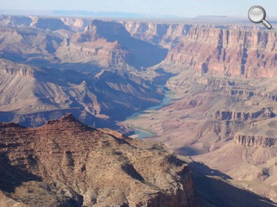 Grand Canyon National Park - Desert View (Zoom sur le Colorado)