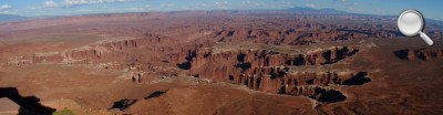 Canyonlands National Park - Vue sur le Colorado (le soir)