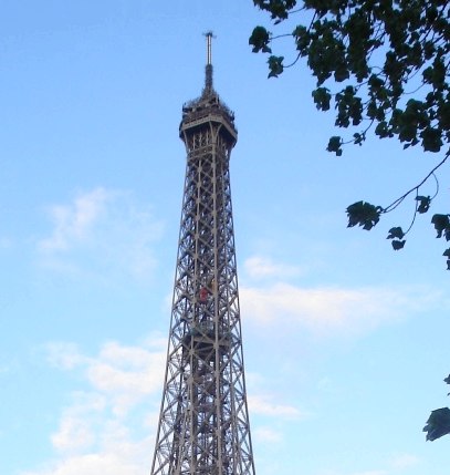 Detail partie supérieure de la Tour Eiffel Detail partie supérieure de la Tour Eiffel