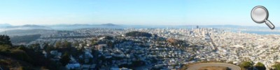 Panorama de San Francisco de Twin Peaks