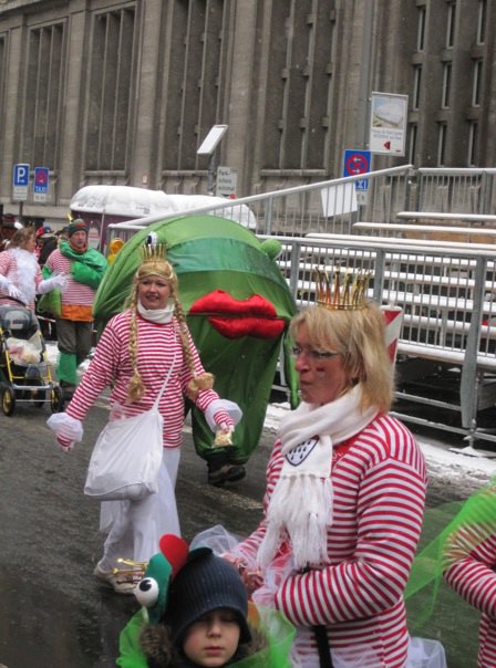 Grenouilles au carnaval de Cologne