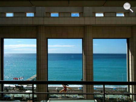 Vue de la chambre à Nice