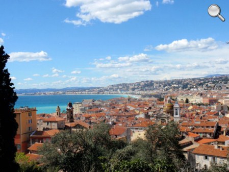 Vue du vieux Nice de la colline du Château