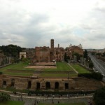Forum romain vu du Colisée