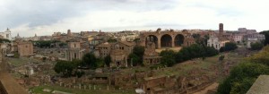 Forum romain vu du Palatin