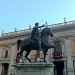 Statue équestre de Marc-Aurèle sur le Capitole