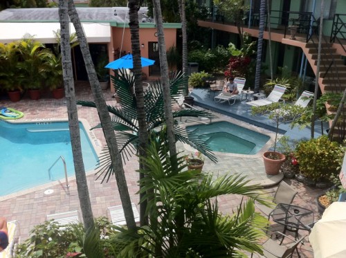 Vue du resort gay de Fort Lauderdale