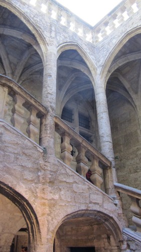 Escalier intérieur Renaissance à Pézenas