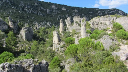 Cirque de Mourèze - vue du chaos dolomitique
