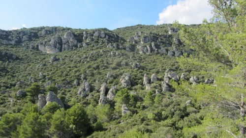 Cirque de Mourèze - vue du chaos dolomitique