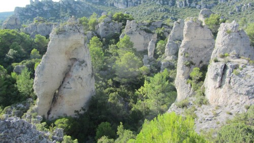 Cirque de Mourèze - vue du chaos dolomitique