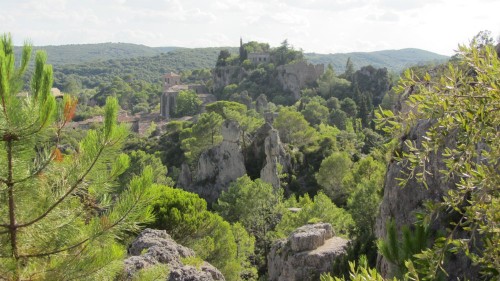 Cirque de Mourèze - vue de la ville
