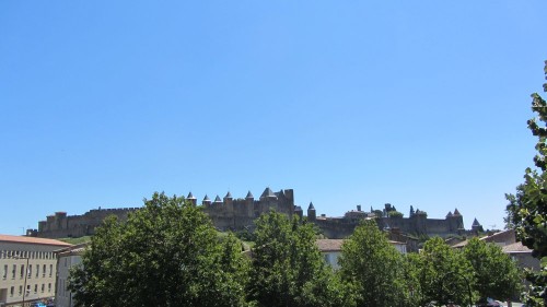 Vue panorama cité de Carcassonne