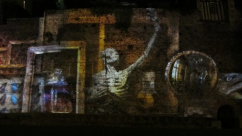 Nuit des Chimères - Muraille romaine du IIIème siècle du Mans