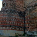 Détail muraille romaine du IIIème siècle du Mans