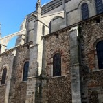 Un des anciens murs de la Cathédrale Saint Julien du Mans