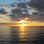 Coucher de soleil sur la plage de Bellangenet (Le Pouldu)