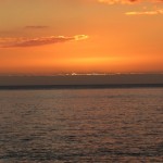 Coucher de soleil sur la plage de Bellangenet (Le Pouldu)