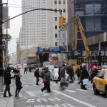 New York - vue d'une rue près de Wall St