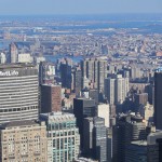 New York - Vue du Chrysler Building et MetLife de l'Empire State Building