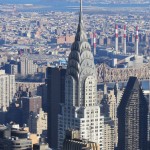 New York - Vue du Chrysler Building de l'Empire State Building