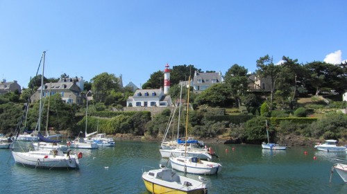 Vue du port de Doëlan - Clohars-Carnoët