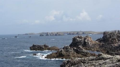 Vue d'une des côtes d'Ouessant