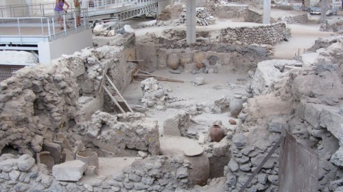 Site archéologique d'Akrotiri - Santorin