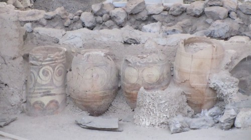 Site archéologique d'Akrotiri - Santorin