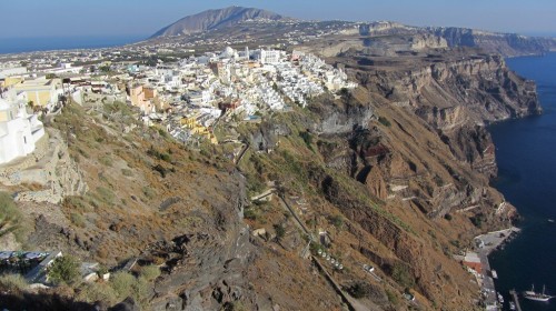 Vue de Fira - Firostefani - Santorin